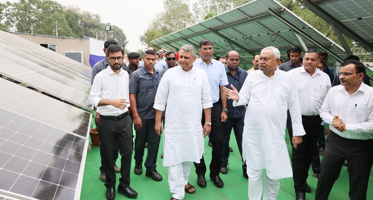 Bihar: Brickam Lock Canal Bank Solar Power Project launched in Patna, CM Nitish Kumar, Bihar Government
