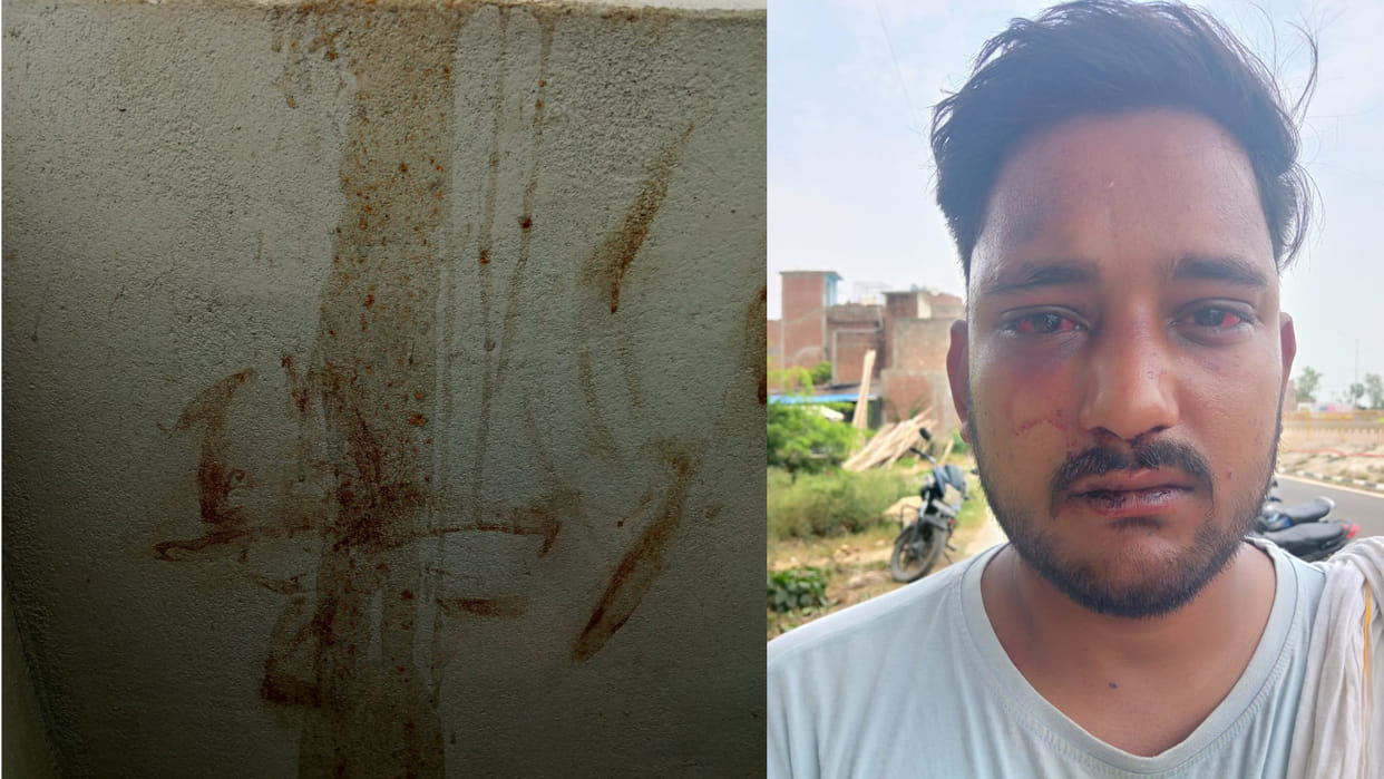 In Gorakhpur, miscreants beat up a furniture trader, forcibly took him away in a Thar car- Police rescued him