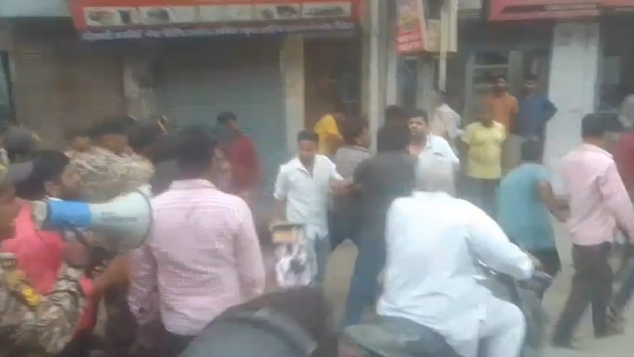 In Buxipur, Gorakhpur, a trader alleged assault-Municipal corporation enforcement team had gone to take action