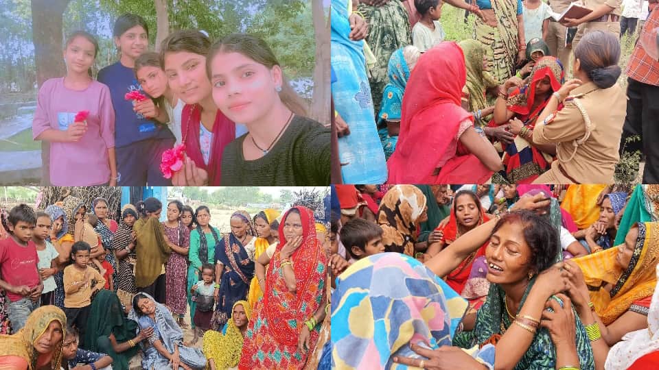 Agra six girl died Varsha saw girls drowning in Yamuna in front of her eye she kept screaming standing at edge