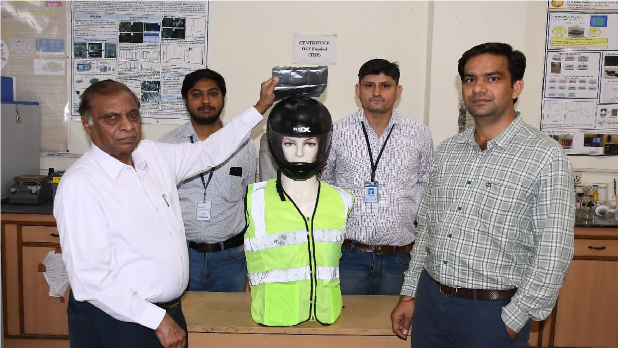 Amity researchers created a helmet that keeps head cool even in extreme heat