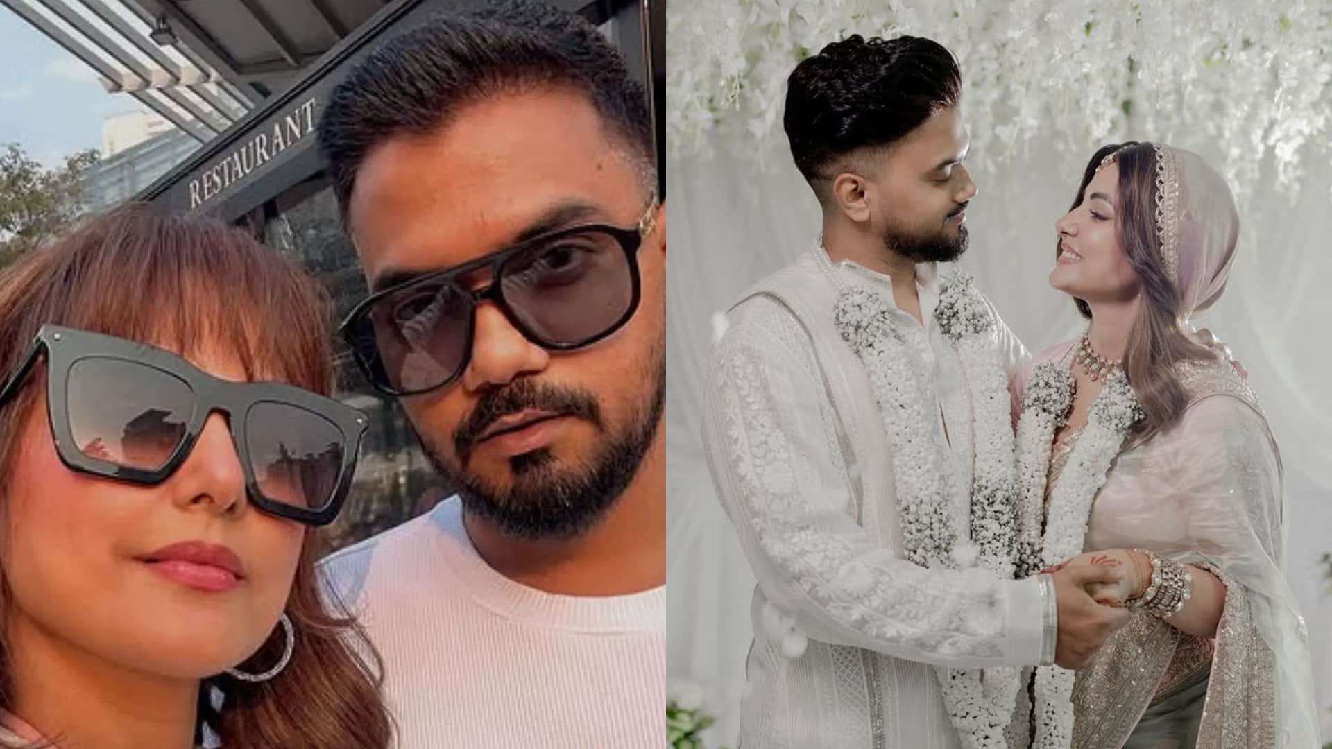 Husband Rocky Jaiswal massages Hina Khan feet every day while actress battling with cancer shares video