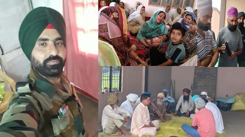 Havildar Lakhwinder sacrificed his life in Sikkim landslide Lakhwinder had sent last audio message to his wife