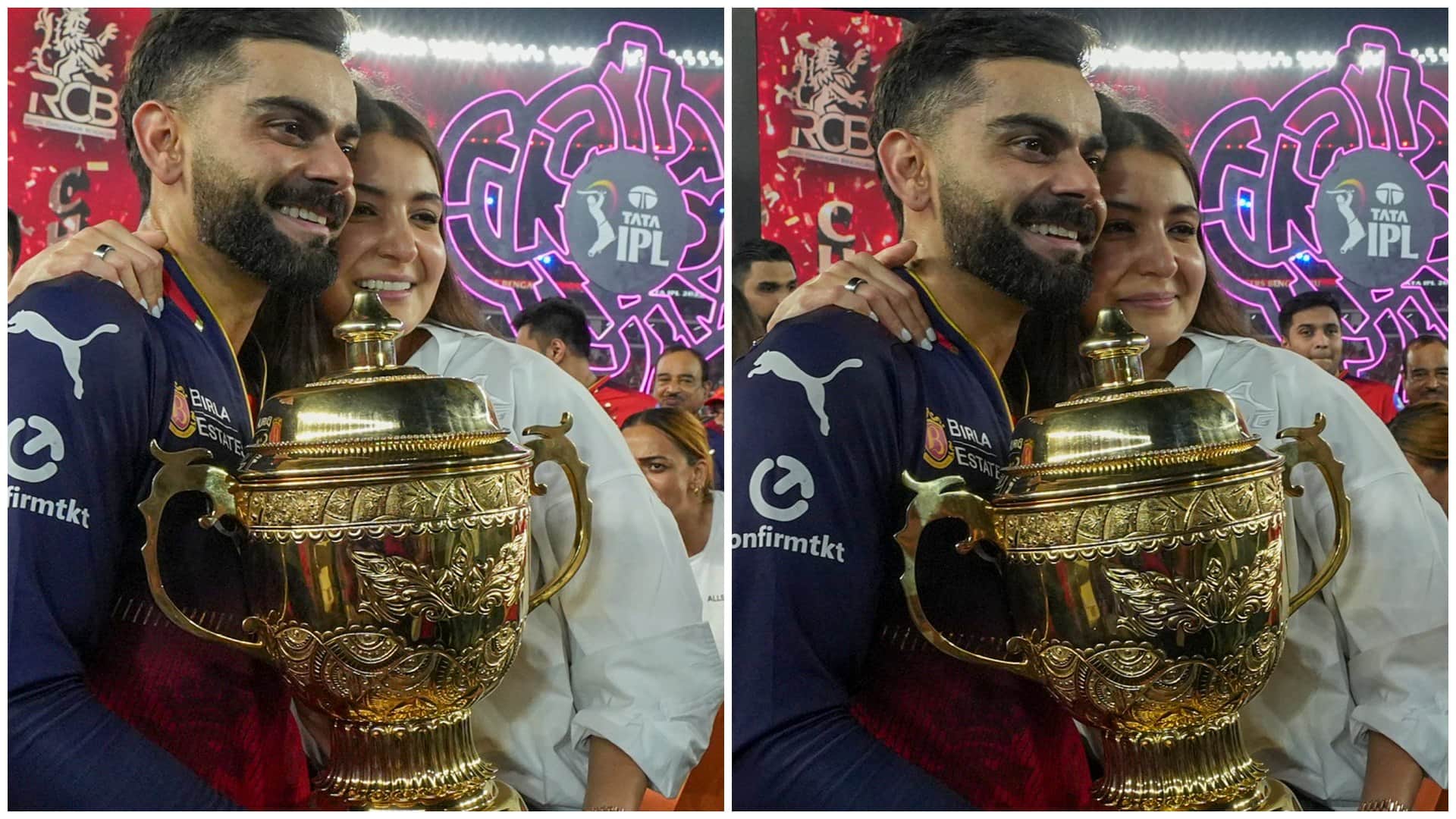 IPL 2025: Kohli-Anushka...Krunal-Pankhuri...Karthik-Dipika...Rajat-Aishwarya, players celebration with family