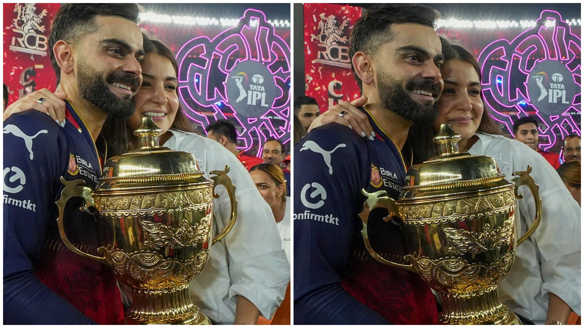 IPL 2025: Kohli-Anushka...Krunal-Pankhuri...Karthik-Dipika...Rajat-Aishwarya, players celebration with family