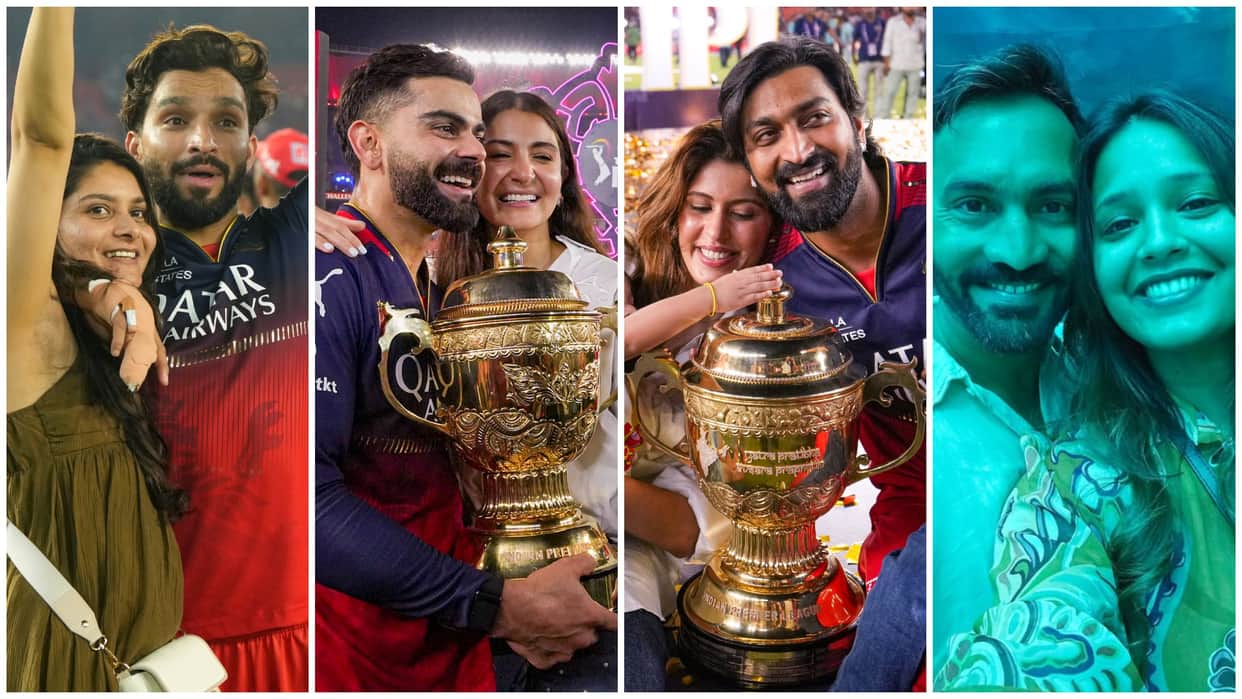 IPL 2025: Kohli-Anushka...Krunal-Pankhuri...Karthik-Dipika...Rajat-Aishwarya, players celebration with family