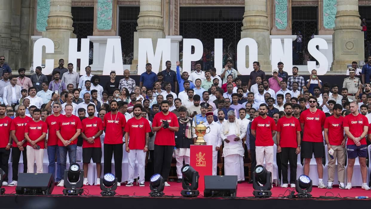 RCB IPL 2025 Victory Grand Celebration in Bengaluru Virat Kohli expressed his gratitude to the fans