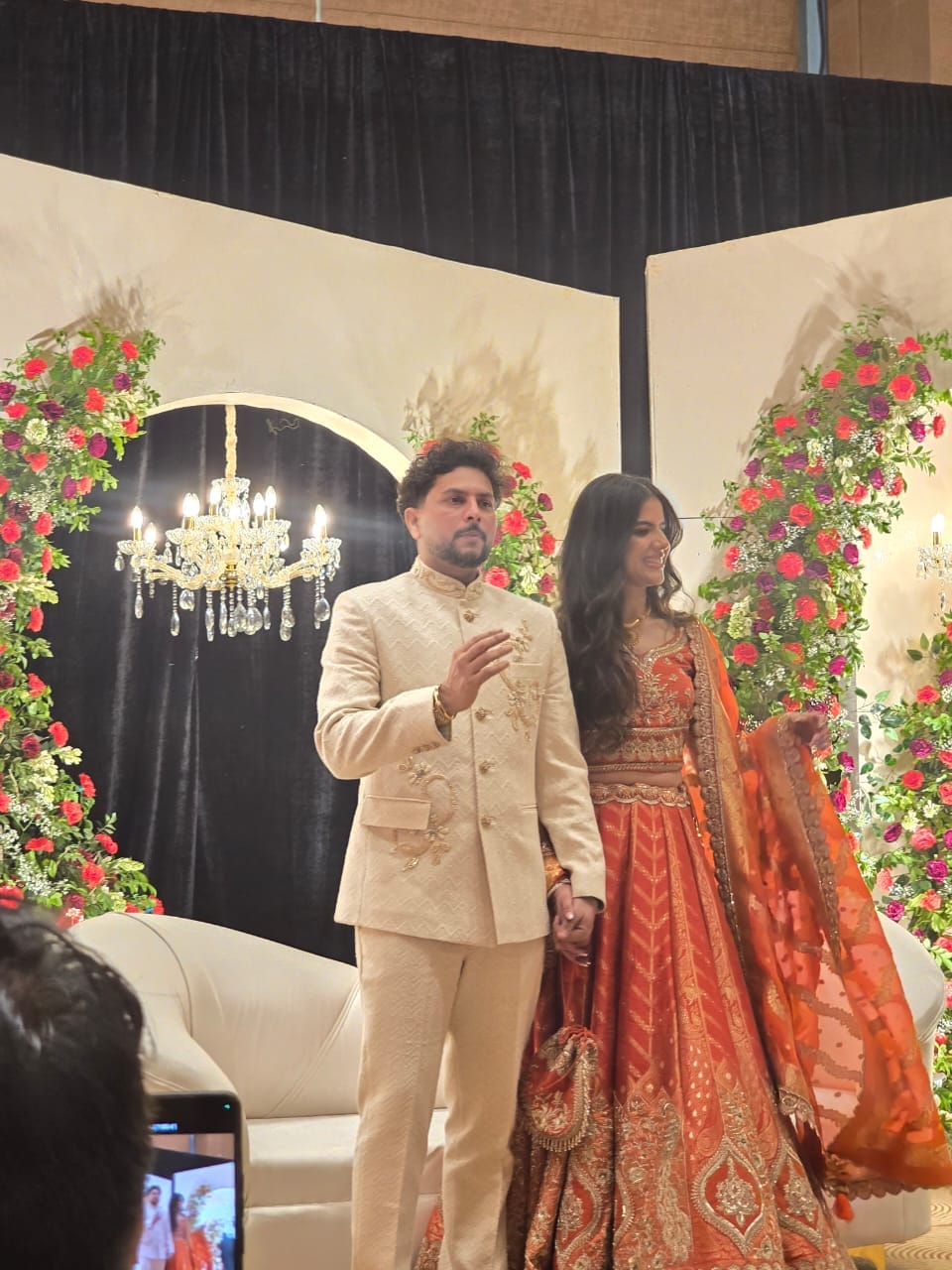 Lucknow: Cricketer Kuldeep Yadav got engaged to his friend Vanshika, many cricketers including Rinku Singh Sin