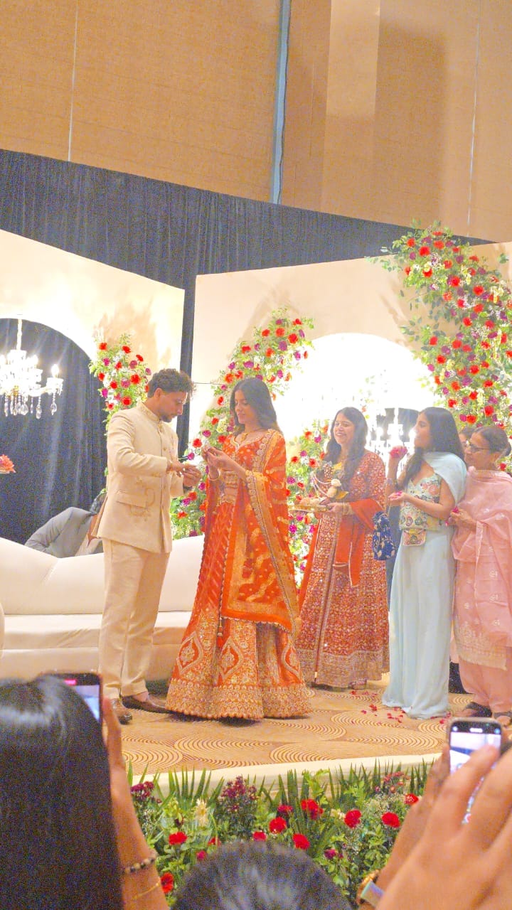 Lucknow: Cricketer Kuldeep Yadav got engaged to his friend Vanshika, many cricketers including Rinku Singh Sin