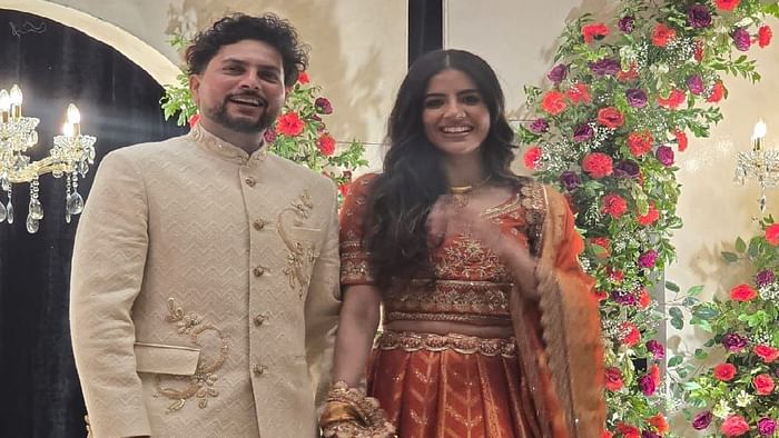 Lucknow: Cricketer Kuldeep Yadav got engaged to his friend Vanshika, many cricketers including Rinku Singh Sin