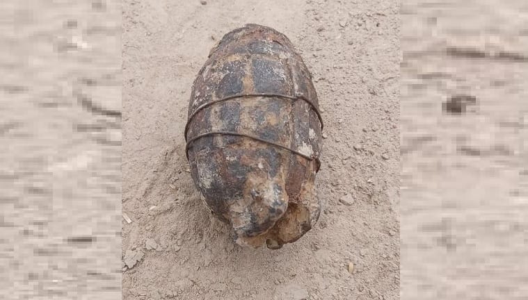 Hand grenades recovered from excavated soil in Hardoi children found playing bomb disposal squad called