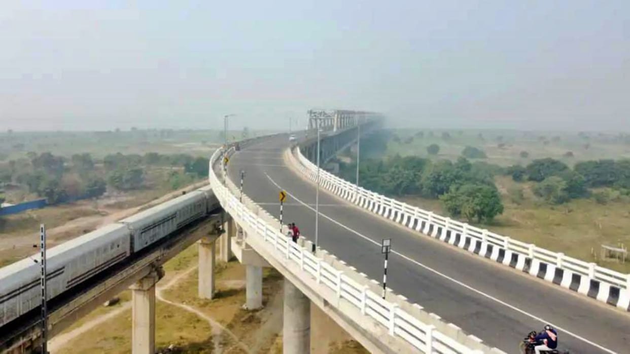 Munger News: Load testing on Sri Krishna Setu, traffic disrupted for hours during test; people got troubled