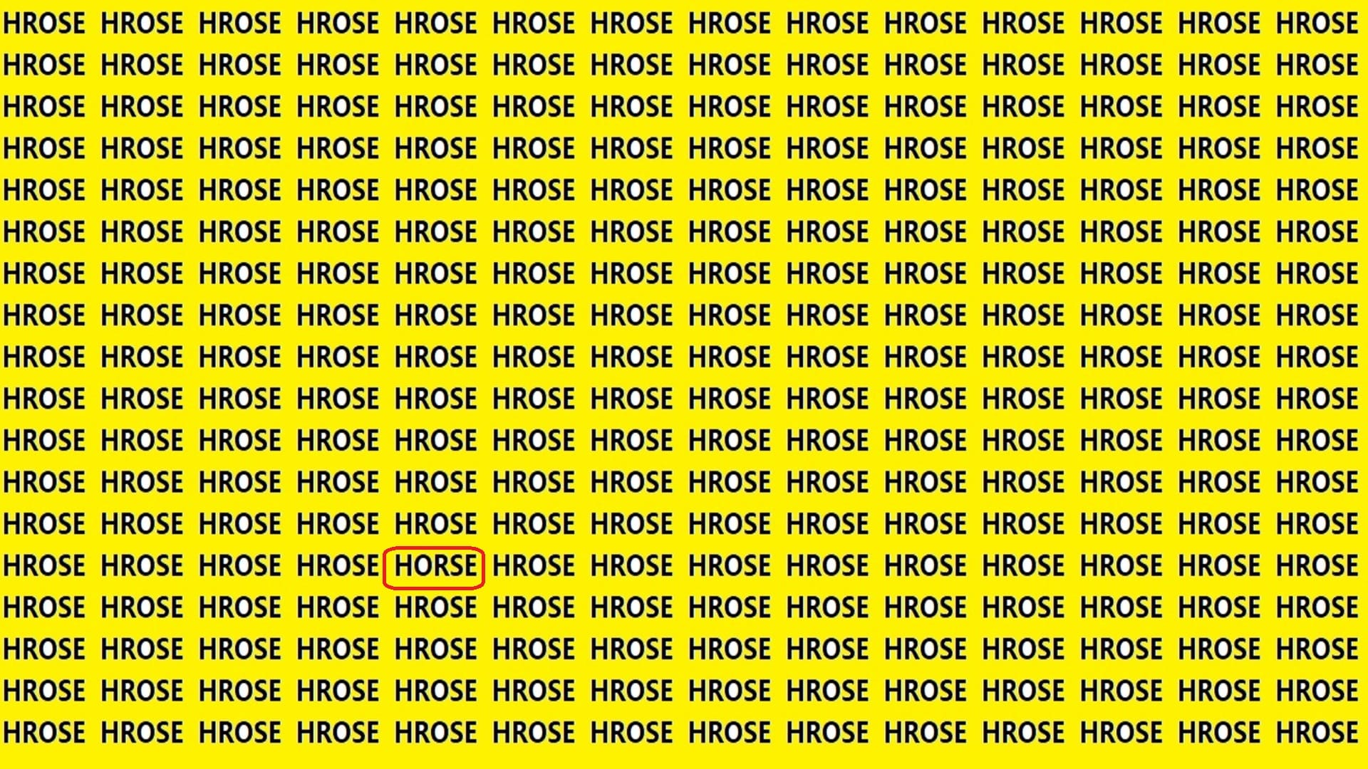 Optical Illusion iq test brain tets Can You Spot HORSE In 15 Seconds?