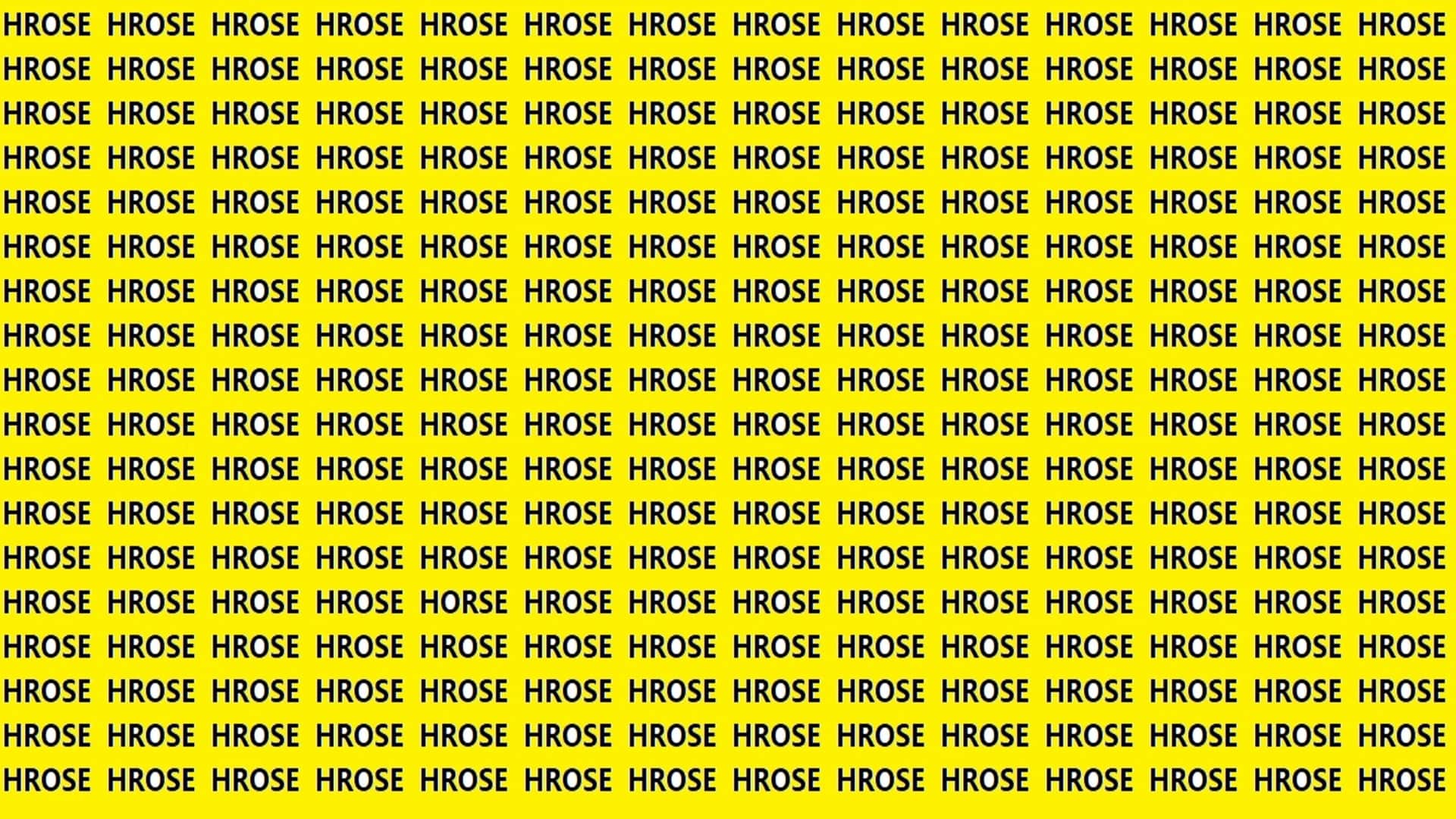 Optical Illusion iq test brain tets Can You Spot HORSE In 15 Seconds?