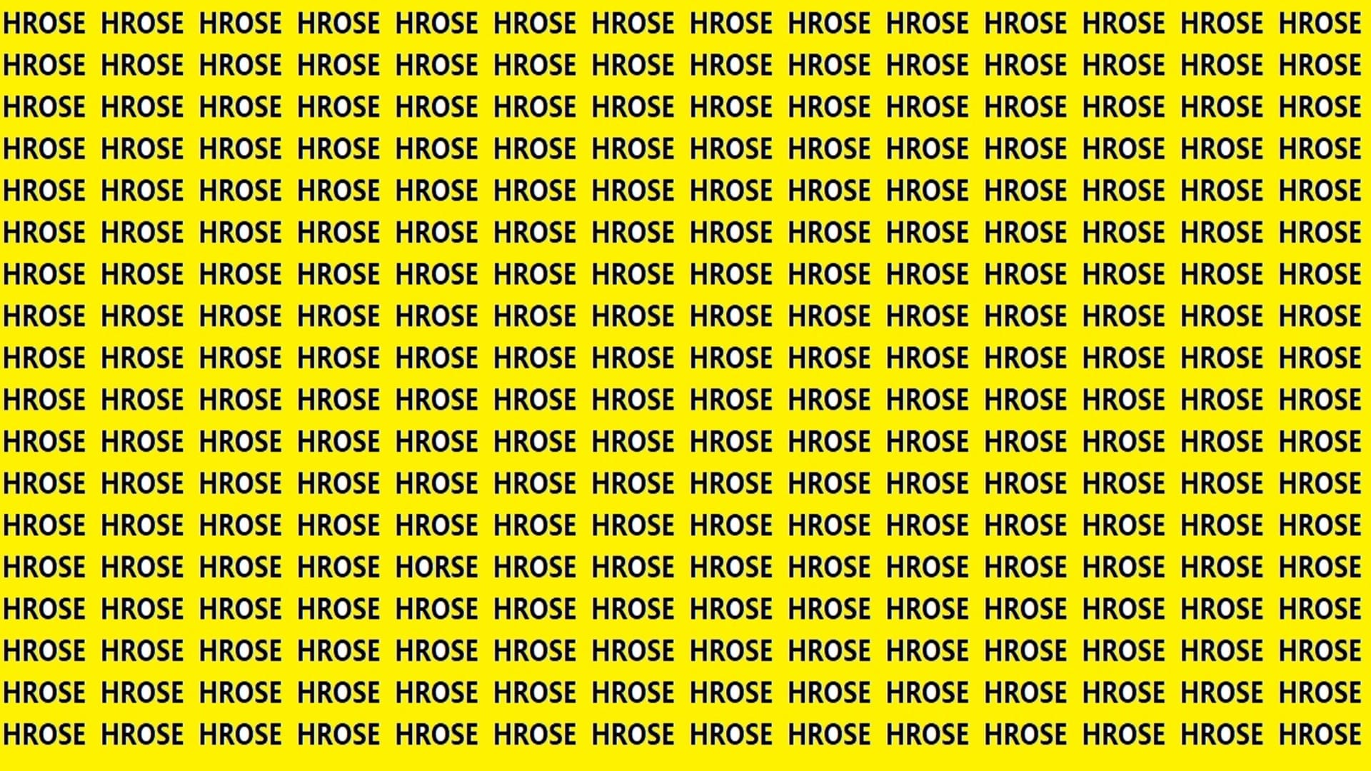 Optical Illusion iq test brain tets Can You Spot HORSE In 15 Seconds?