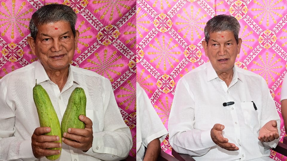 Uttarakhand Former CM Harish Rawat Pahadi Kakdi Party Gave a reply to the opponent