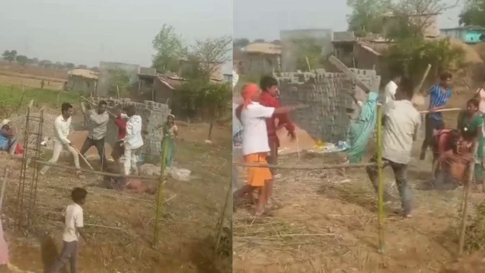 two families attacked each other with spades and sticks in Baloda bazar