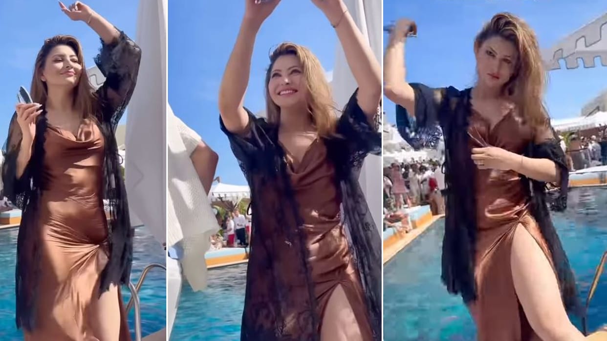 urvashi rautela new latest dance video goes viral says summers in monaco