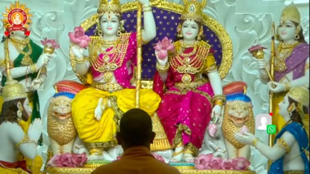 Ayodhya: Grand Ram Darbar Pran Pratishtha  in Ram Mandir, CM Yogi anointed the idols; ornaments were worn