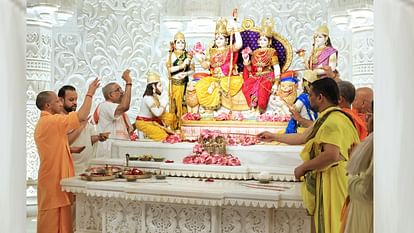 Pics of second Pran Pratishtha in Ayodhya.