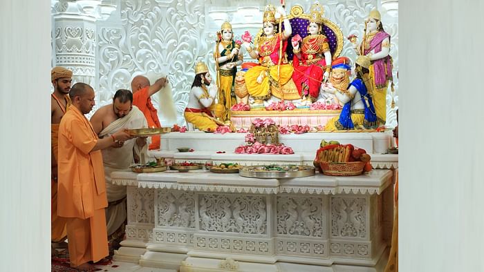 Pics of second Pran Pratishtha in Ayodhya.