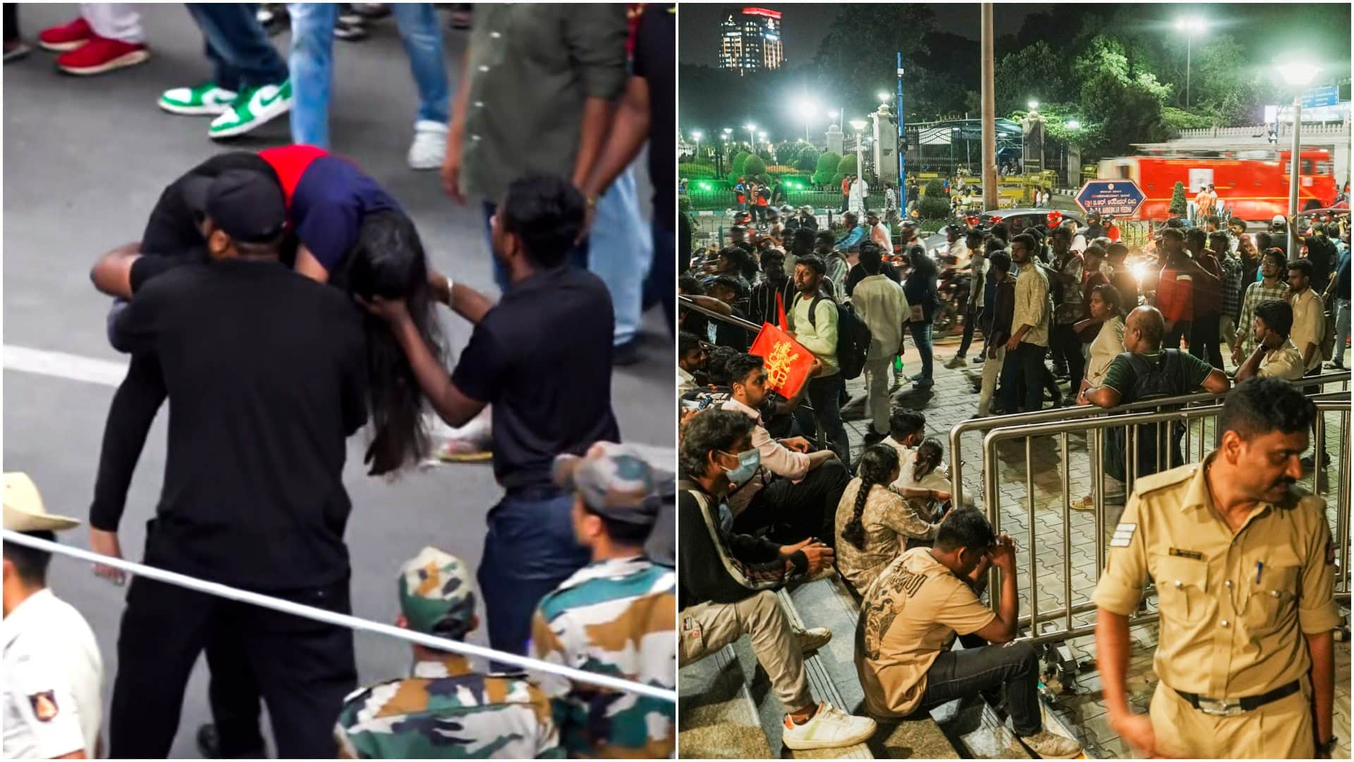 Bengaluru Stampede RCB Victory Parade Turns Into Tragedy Check Photos Videos Details in Hindi