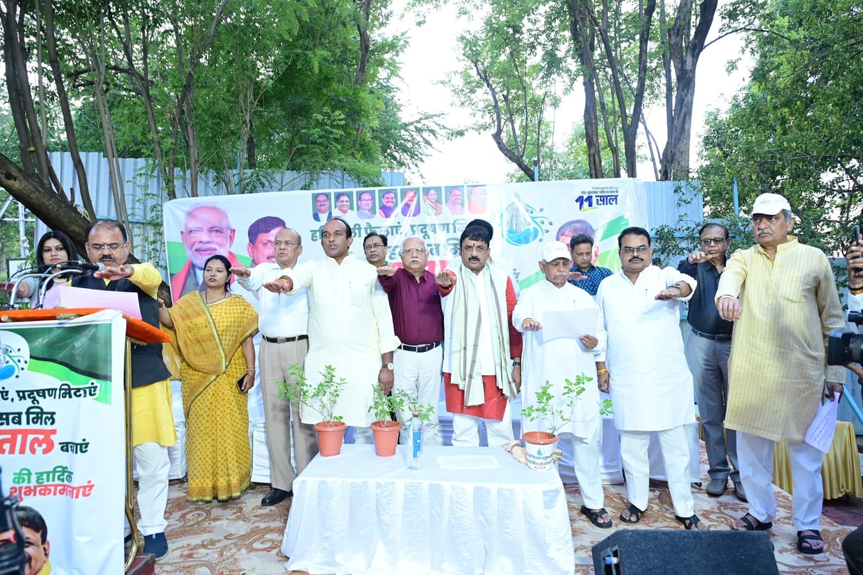 Bhopal: Bhopal MP Alok Sharma will undertake a padyatra to save Bada Talab, will free the pond from pollution