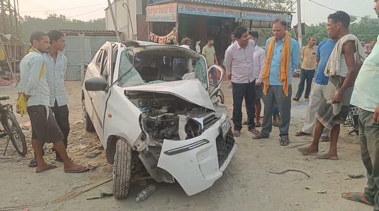 Bihar News: हाईवे पर हादसे में दो लोगों की मौत, चार गंभीर; बारात से लौट रहे थे सभी, ट्रक से टकराई कार