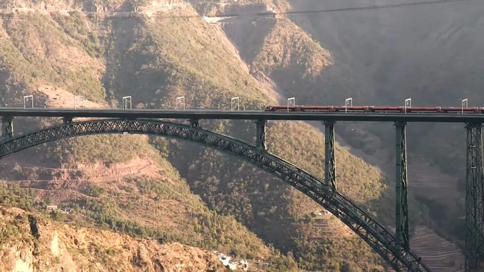 World tallest bridge chenab in pictures PM Modi will dedicate it to nation on friday flag off Vande Bharat