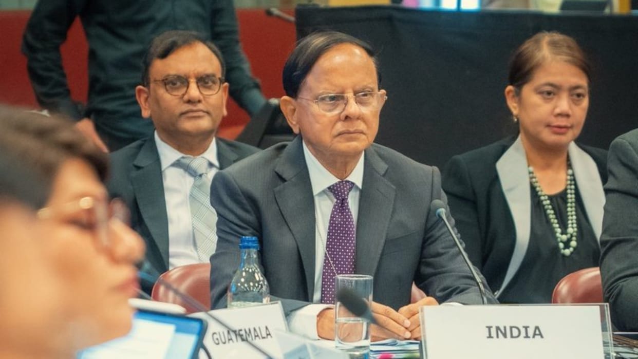 GPDRR 2025 Dr. PK Mishra In Geneva Emphasis on strong global financial cooperation for disaster management
