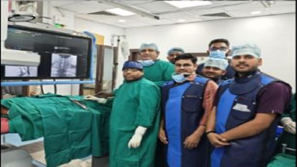 Digital angiography of brain first time in SN Medical College