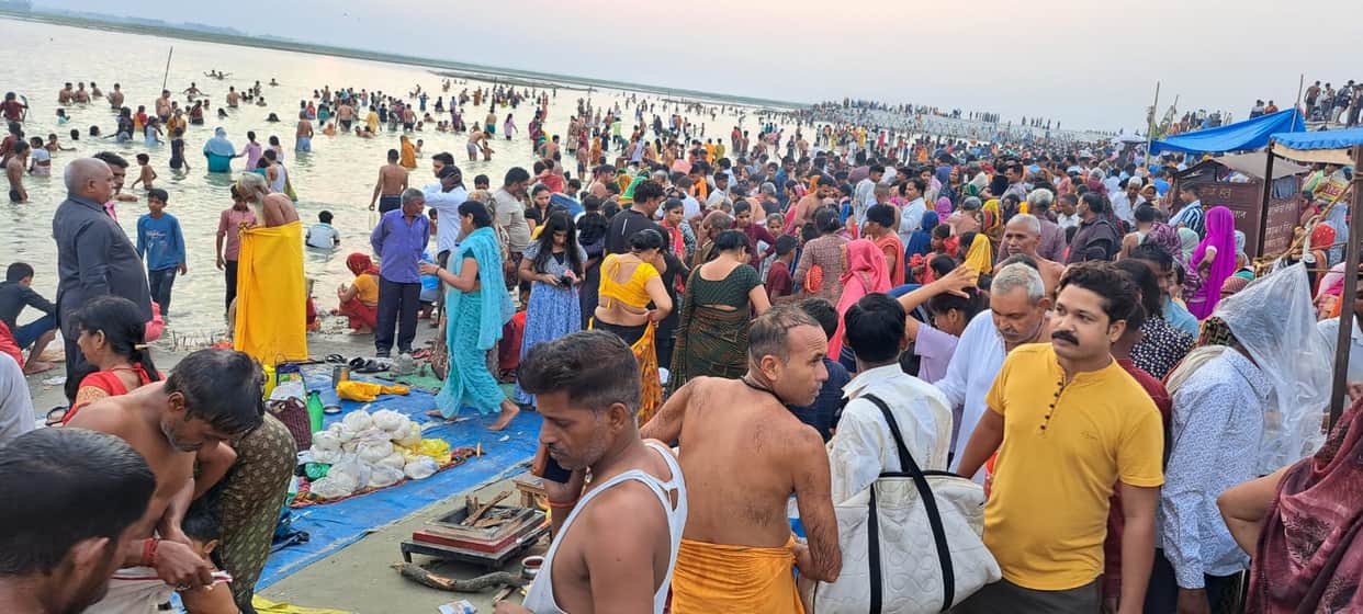 Ganga Dussehra 2025 Devotees Take Holy Dip In Ganga