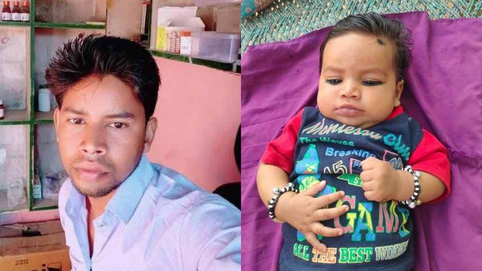 Major accident in Amroha: Father and daughter died in a collision with a canter, wife and son injured