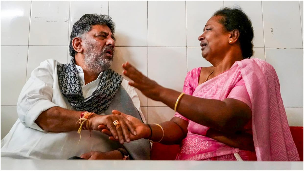 Children died difficult to take this loss Deputy Chief Minister DK Shivakumar breaks down on camera amid row