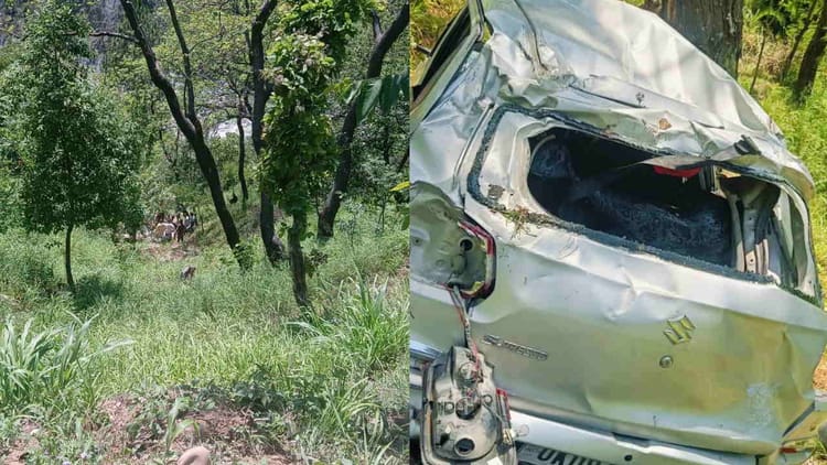 Uttarkashi: धरासू-महरगांव मार्ग पर दर्दनाक हादसा,  गहरी खाई में गिरी कार, एक महिला की मौत, छह घायल