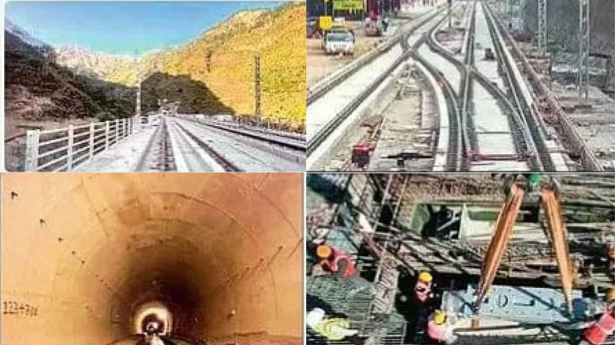 Jammu News Udhampur-Srinagar-Baramulla rail link project Chenab Bridge News Innovations in Indian Railways