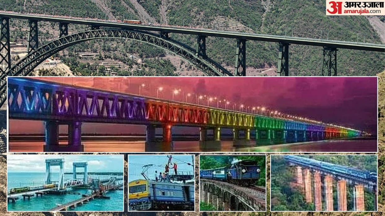 Chenab Bridge to Pamban Five Iconic India Railway Projects Creates History News in Hindi