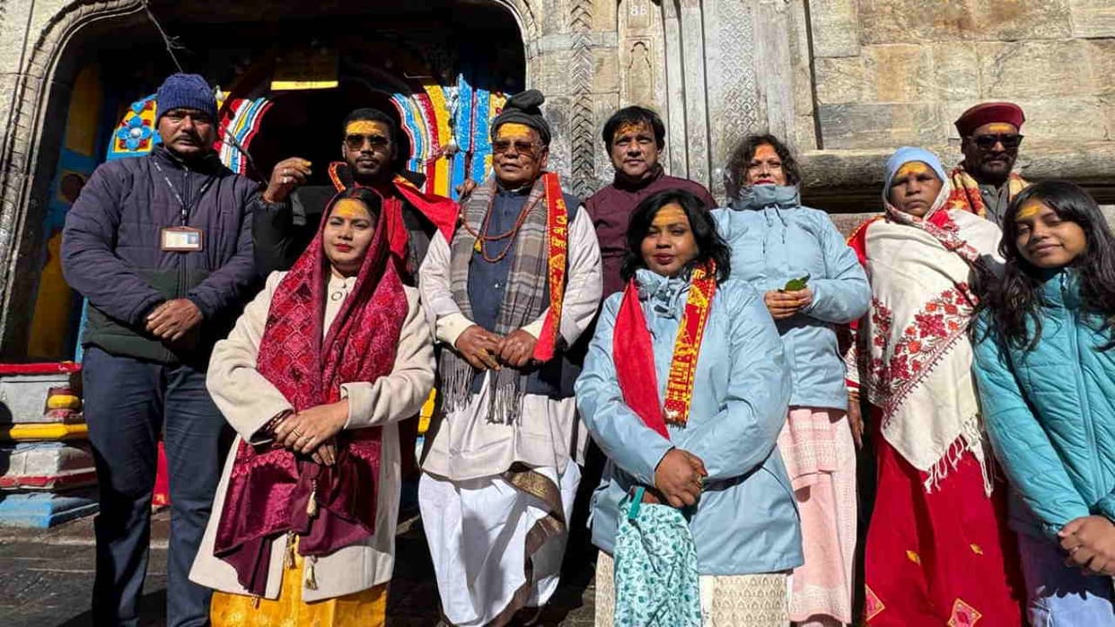 Union Minister Jitan Ram Manjhi visited Kedarnath- badrinath Dham Uttarakhand News in hindi