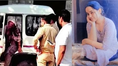Meerut Murder Case Aastha talking to a friend on mobile mother strangled her to death and cousin cut her neck