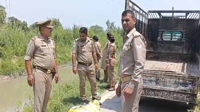 Meerut Murder Case Aastha talking to a friend on mobile mother strangled her to death and cousin cut her neck