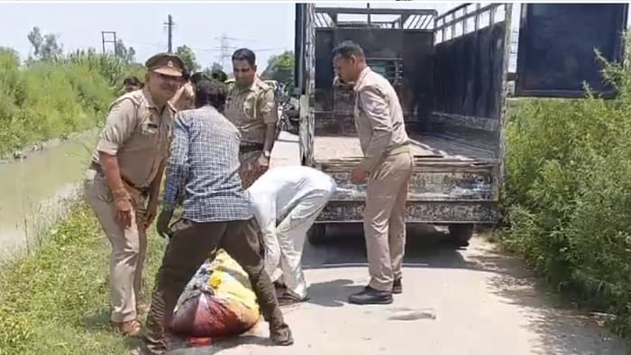 Meerut Murder Case Aastha talking to a friend on mobile mother strangled her to death and cousin cut her neck
