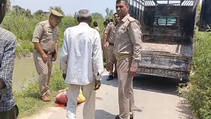 Meerut Murder Case Aastha talking to a friend on mobile mother strangled her to death and cousin cut her neck