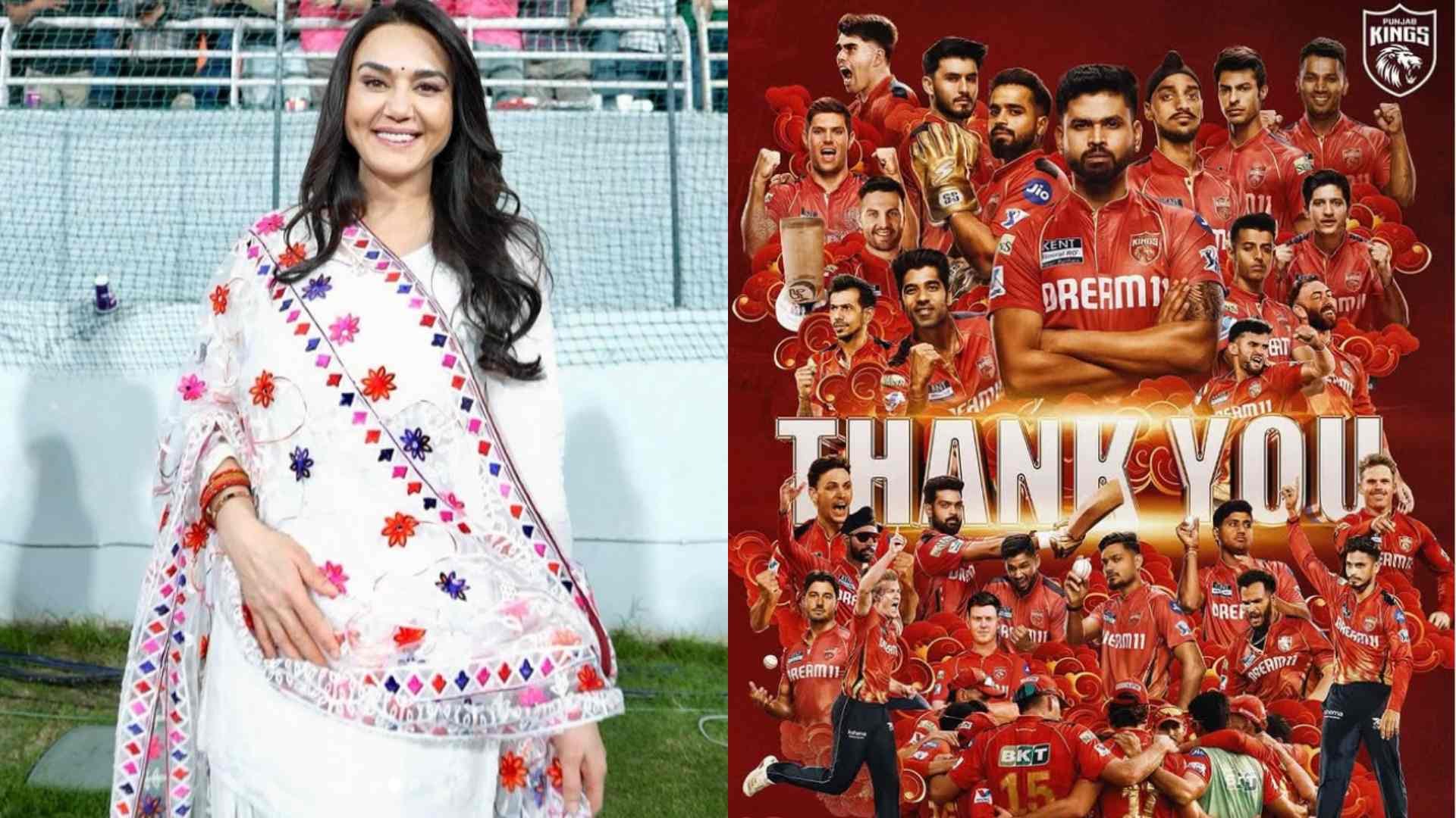 IPL 2025: Preity Zinta Shares emotional post for her team Punjab Kings actress says journey was spectacular