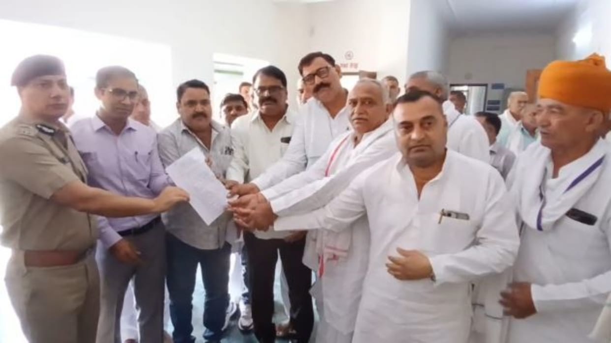 Bharatpur News: Gurjar Mahapanchayat on June 8 in Pilupura, administrative officials inspected the site