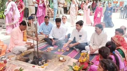 Banswara: Water self-reliance campaign launched with Mahi Mata pujan, public took pledge to conserve water