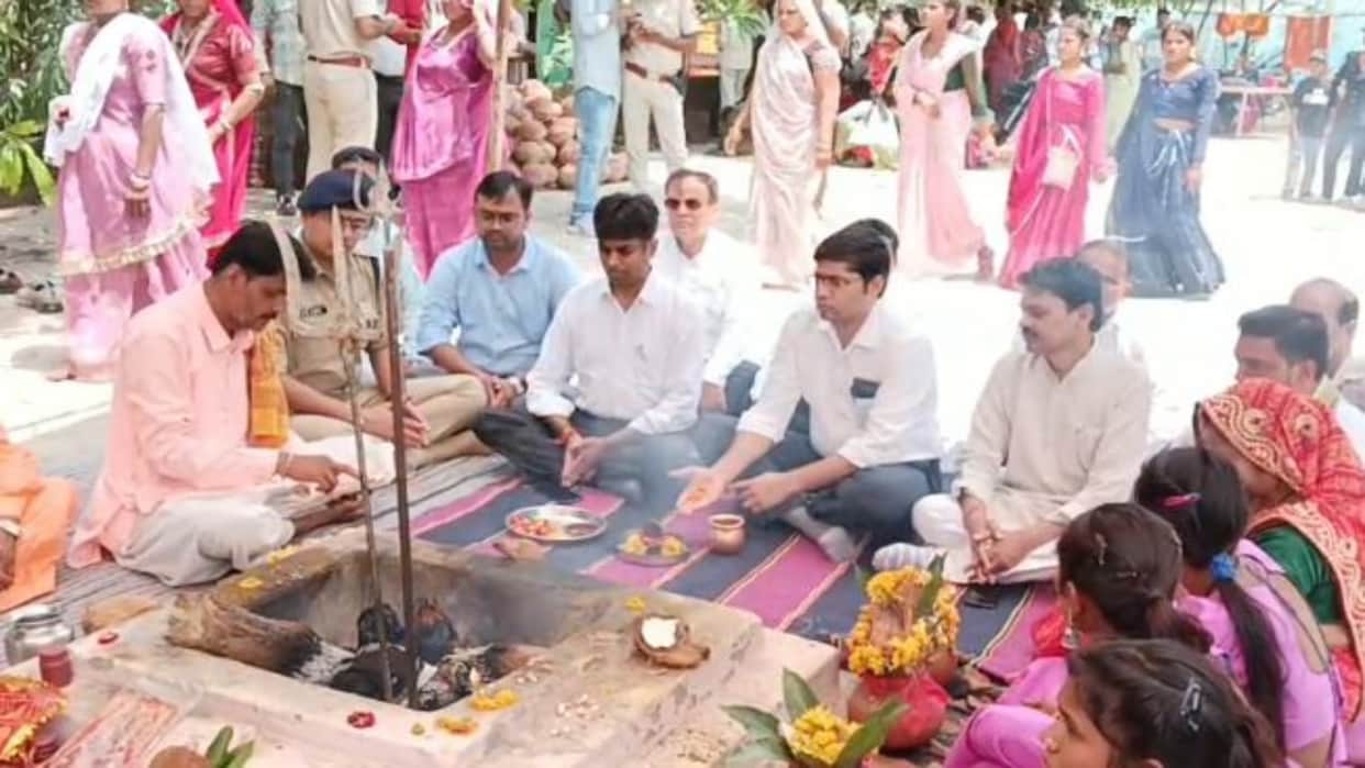 Banswara: Water self-reliance campaign launched with Mahi Mata pujan, public took pledge to conserve water