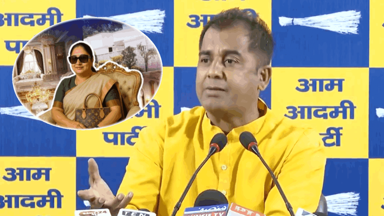 CM rekha gupta got 2 bungalows of 30 rooms allotted on Raj Niwas Marg said AAP