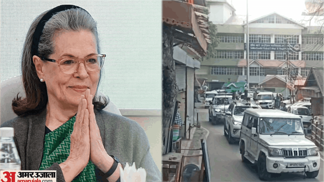 Former Congress President Sonia Gandhi's health deteriorates, reached IGMC Shimla