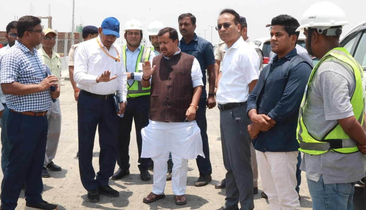 Bihar News: Vehicles will start running on Mithapur-Mahuli road from June, Minister Nitin Naveen inspected