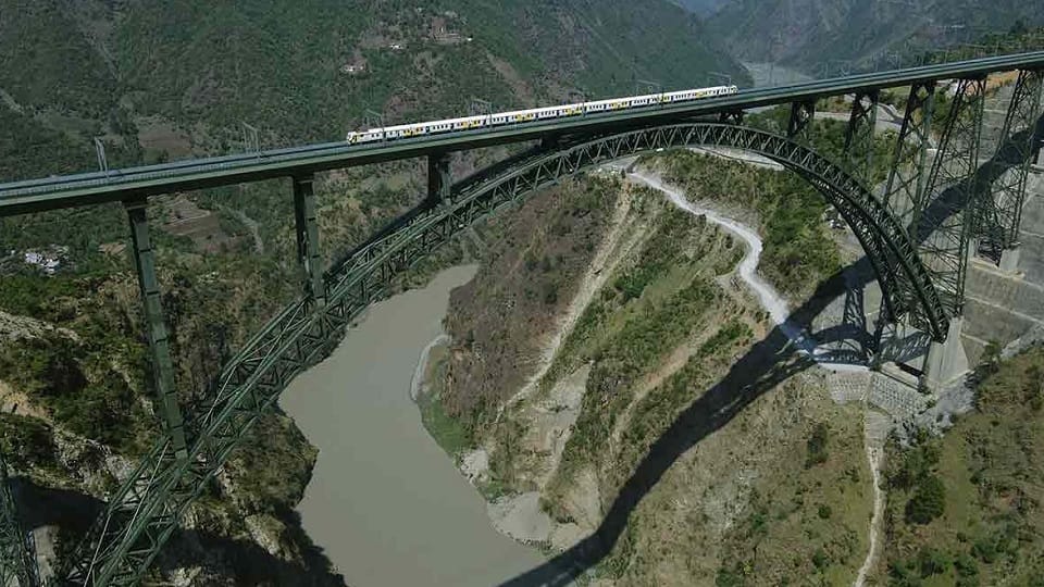Bhilai's steel is used in the construction of Chenab Rail Bridge